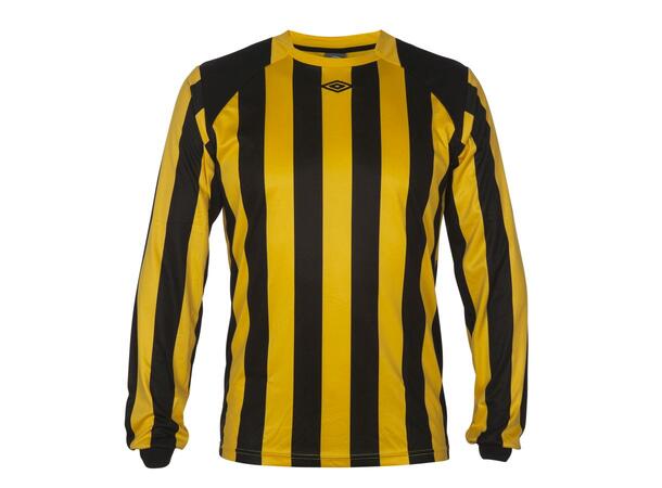 UMBRO Bilbao Stripe Jsy J Gul/Svart 116 Randig matchtröja lång ärm 